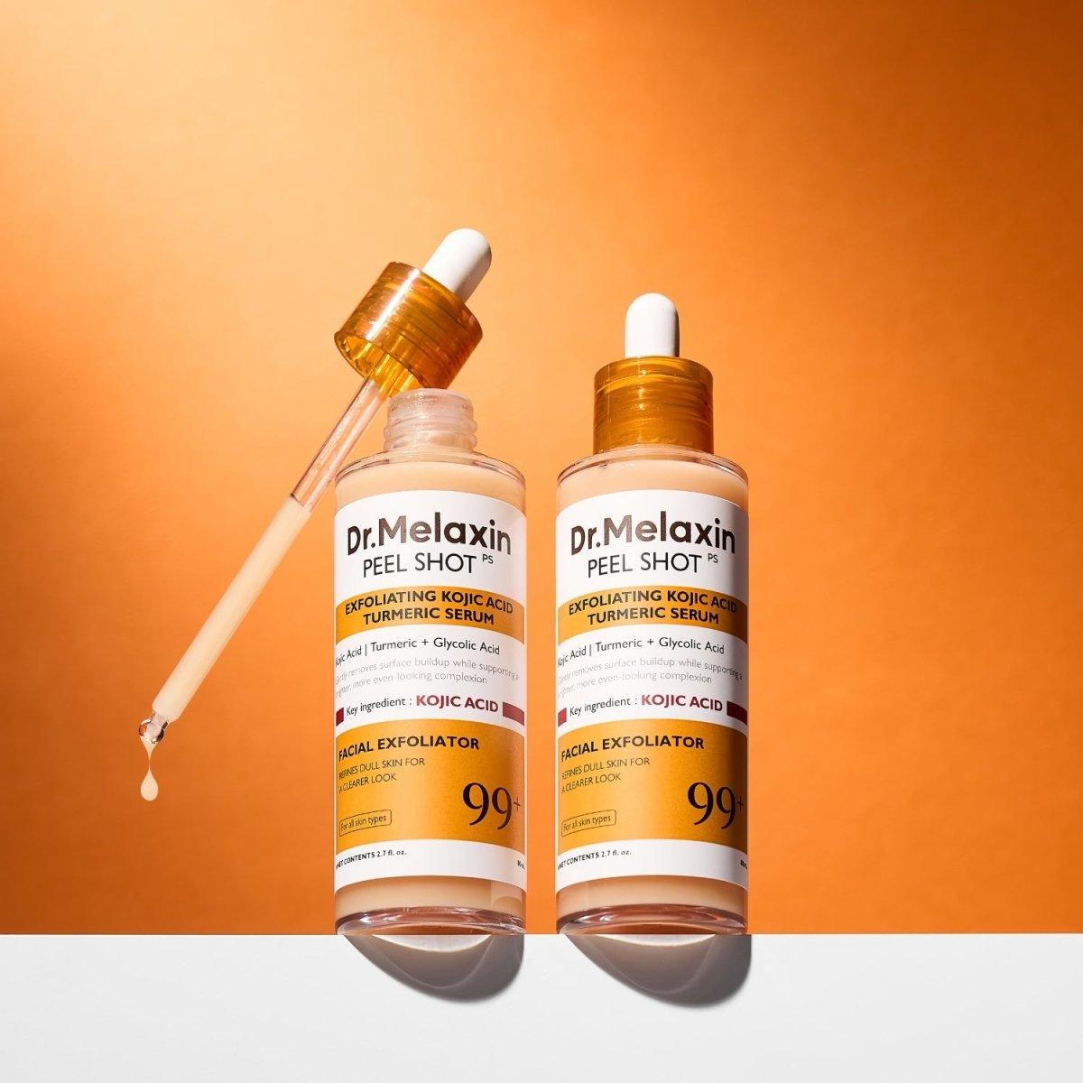 Dr.Melaxin Peel Shot Exfoliating Kojic Acid Turmeric Serum [80ml] | La Cosmetique