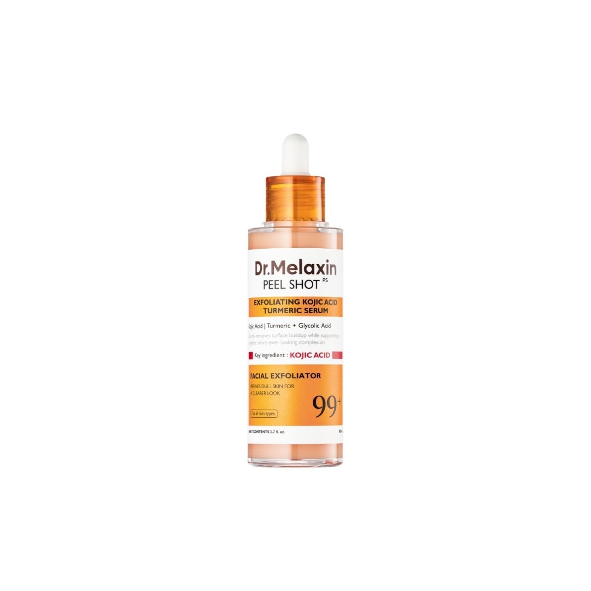 Dr.Melaxin Peel Shot Exfoliating Kojic Acid Turmeric Serum [80ml] | La Cosmetique