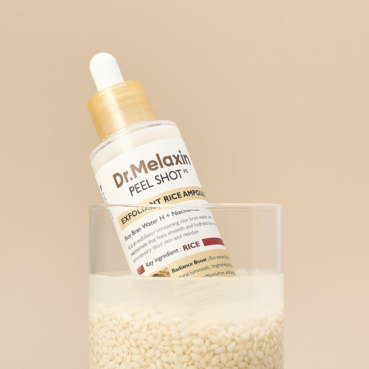 Dr.Melaxin Peel Shot Exfoliating White Rice Ampoule [80ml] | La Cosmetique