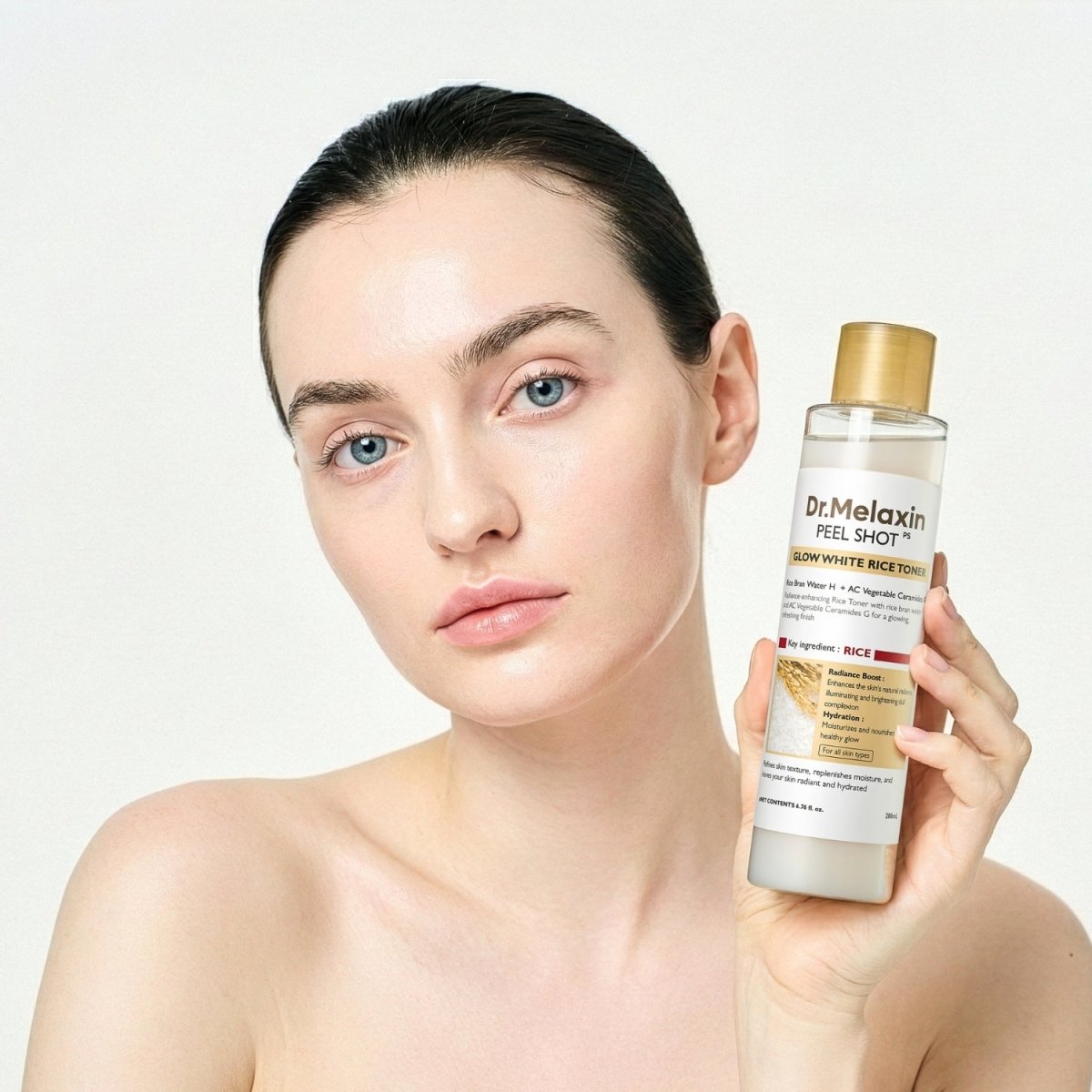 Dr.Melaxin Peel Shot Glow White Rice Toner [200ml] | La Cosmetique