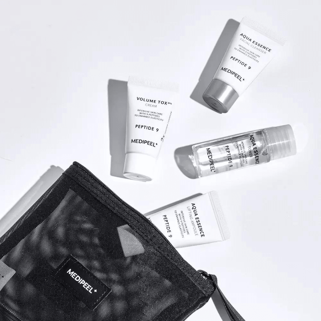 MEDIPEEL+ Peptide 9 Aqua Essence Trial Kit (20ml/15ml*2pc/15g) | La Cosmetique