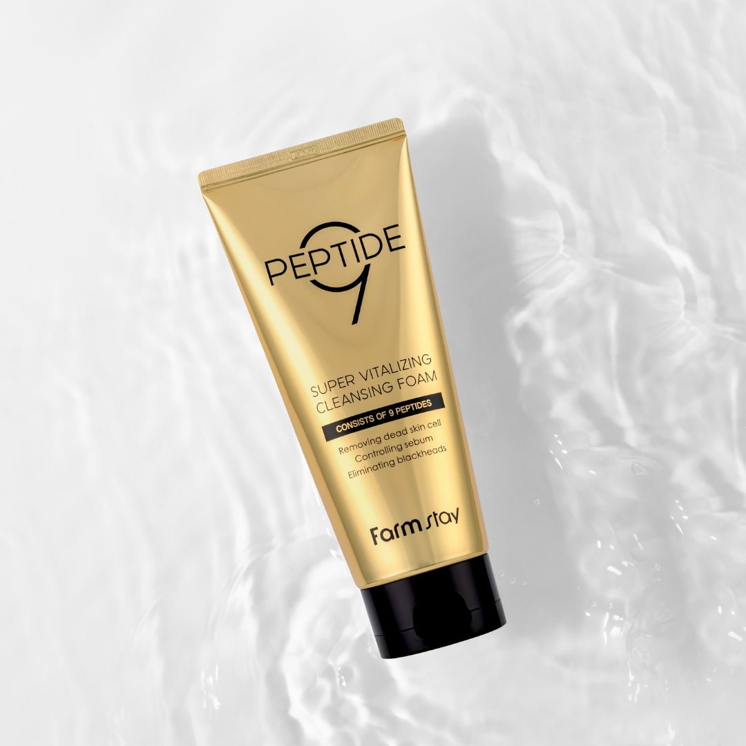 Farmstay Peptide9 Super Vitalizing Cleansing Foam 180ml | La Cosmetique