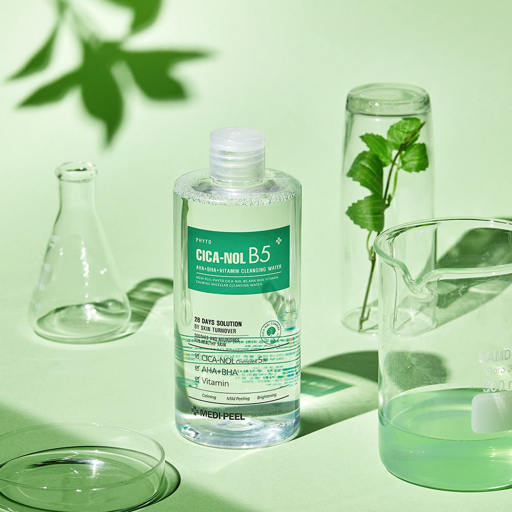MEDIPEEL+ Phyto Cica-Nol B5 Aha Bha Vitamin Calming Micellar Cleansing Water 500ml | La Cosmetique