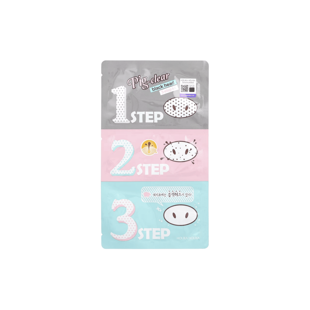 Pig-Clear Black Head 3-Step Kit [1 Pack]