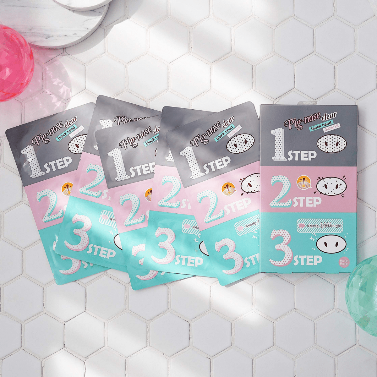 Holika Holika Pig-Clear Black Head 3-Step Kit [1 Pack] | La Cosmetique