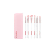Coringco Pink Pocket Eye Brush Set [6pcs] | La Cosmetique