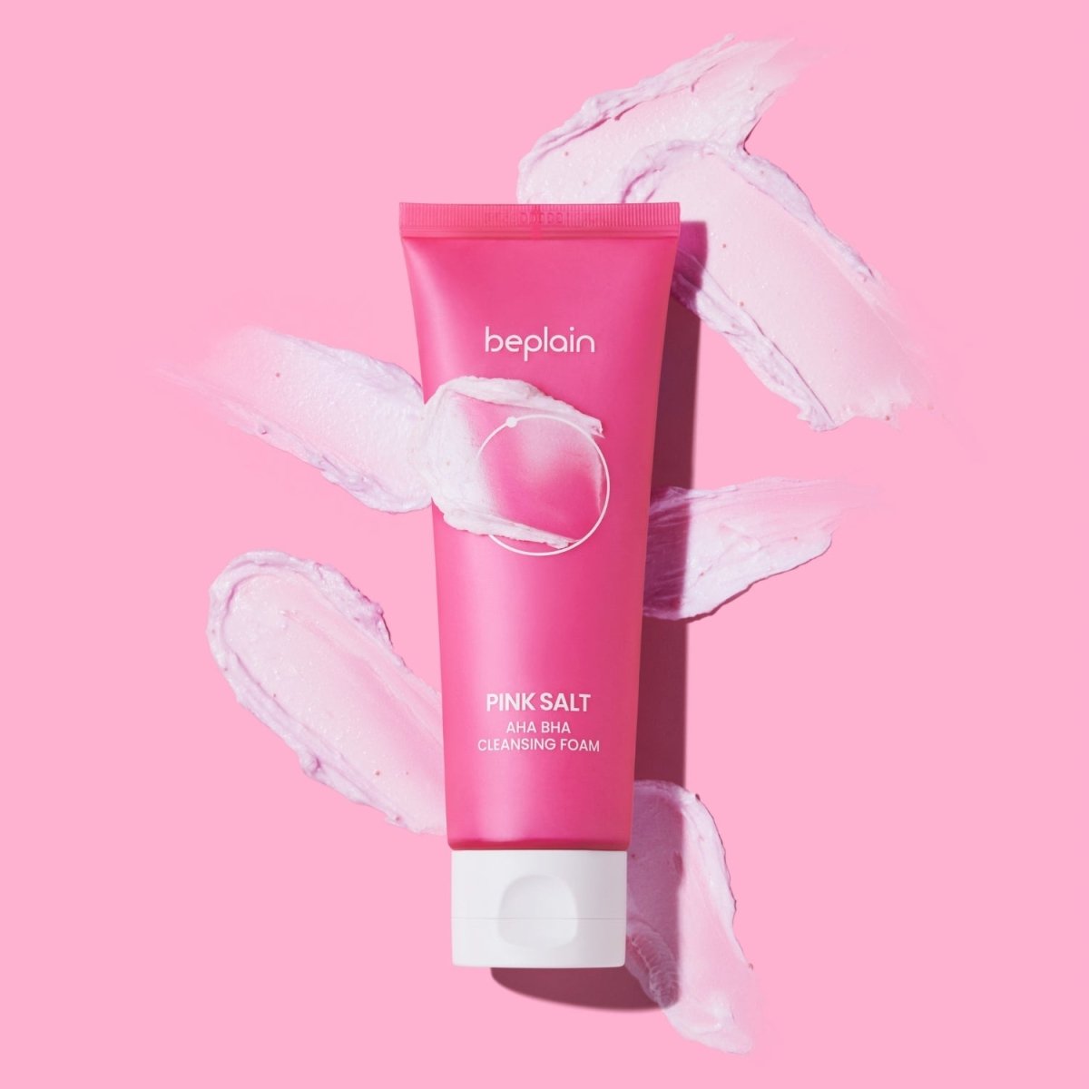 Beplain Pink Salt AHA BHA Cleansing Foam 120ml | La Cosmetique