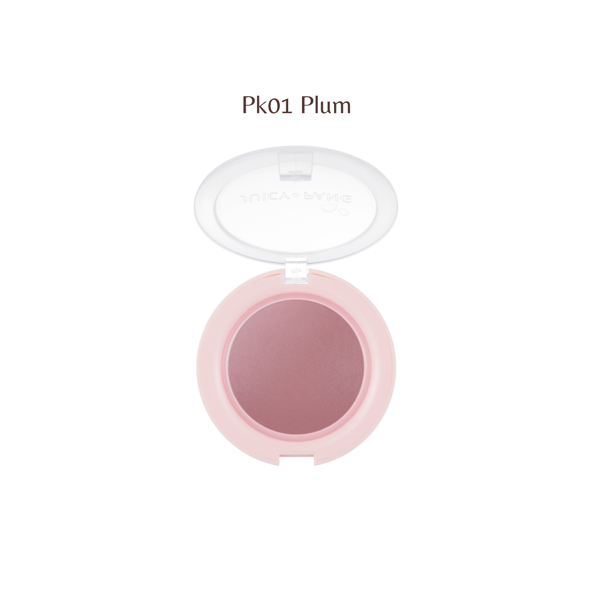 A'pieu Juicy-Pang Jelly Blusher in pink, showing the soft, glossy blush compact with the product inside.