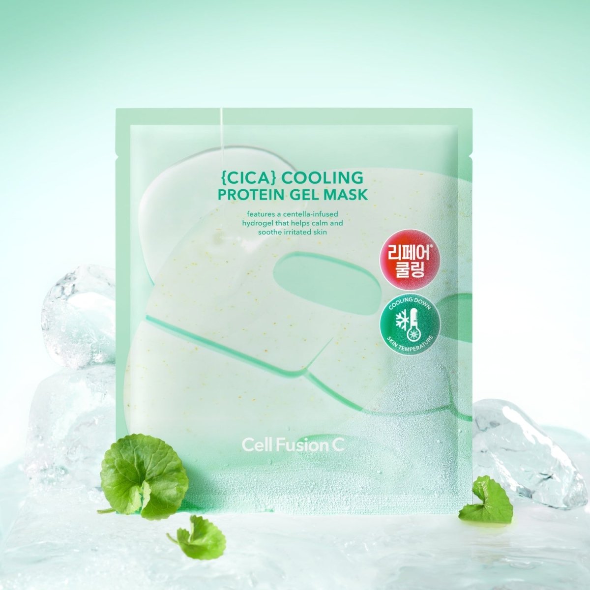 Cell Fusion C Post A Cica Cooling Protein Gel Mask Box [5pcs] | La Cosmetique