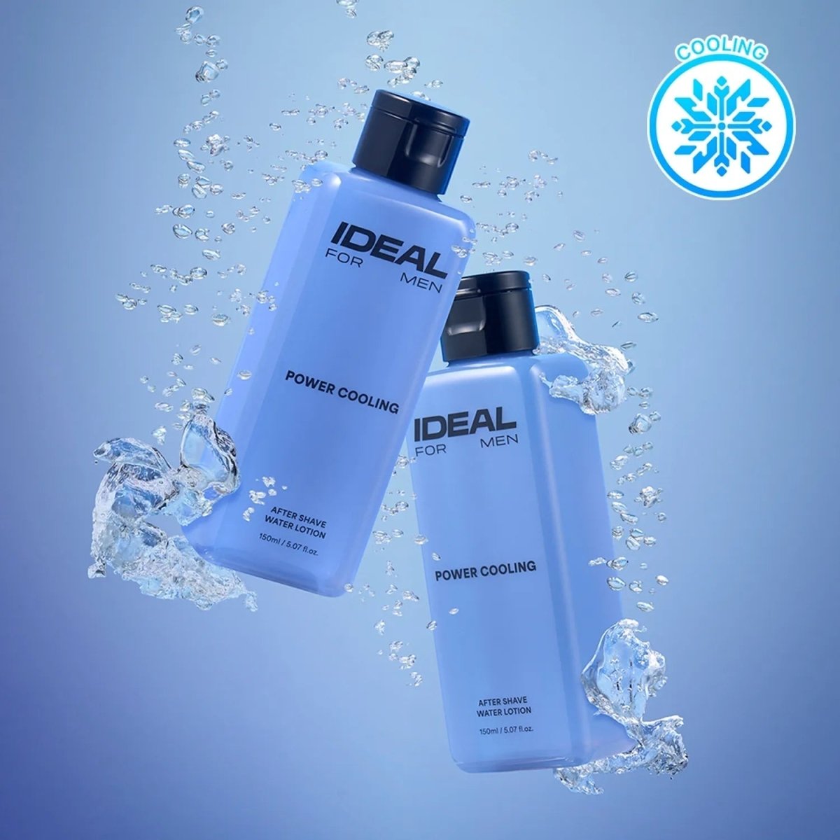 Ideal For Men Power Cooling After Shave Water Lotion 150ml | La Cosmetique