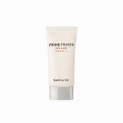 Banila Co Prime Primer Sun Base sunscreen in a 50ml bottle, designed to protect and prep skin with a lightweight formula.