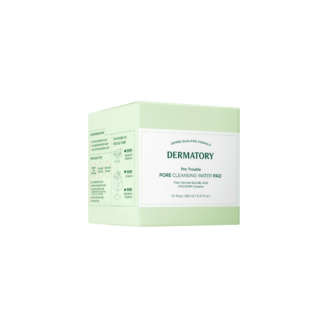 Dermatory Pro Trouble Pore Cleansing Water Pad 70pcs | La Cosmetique