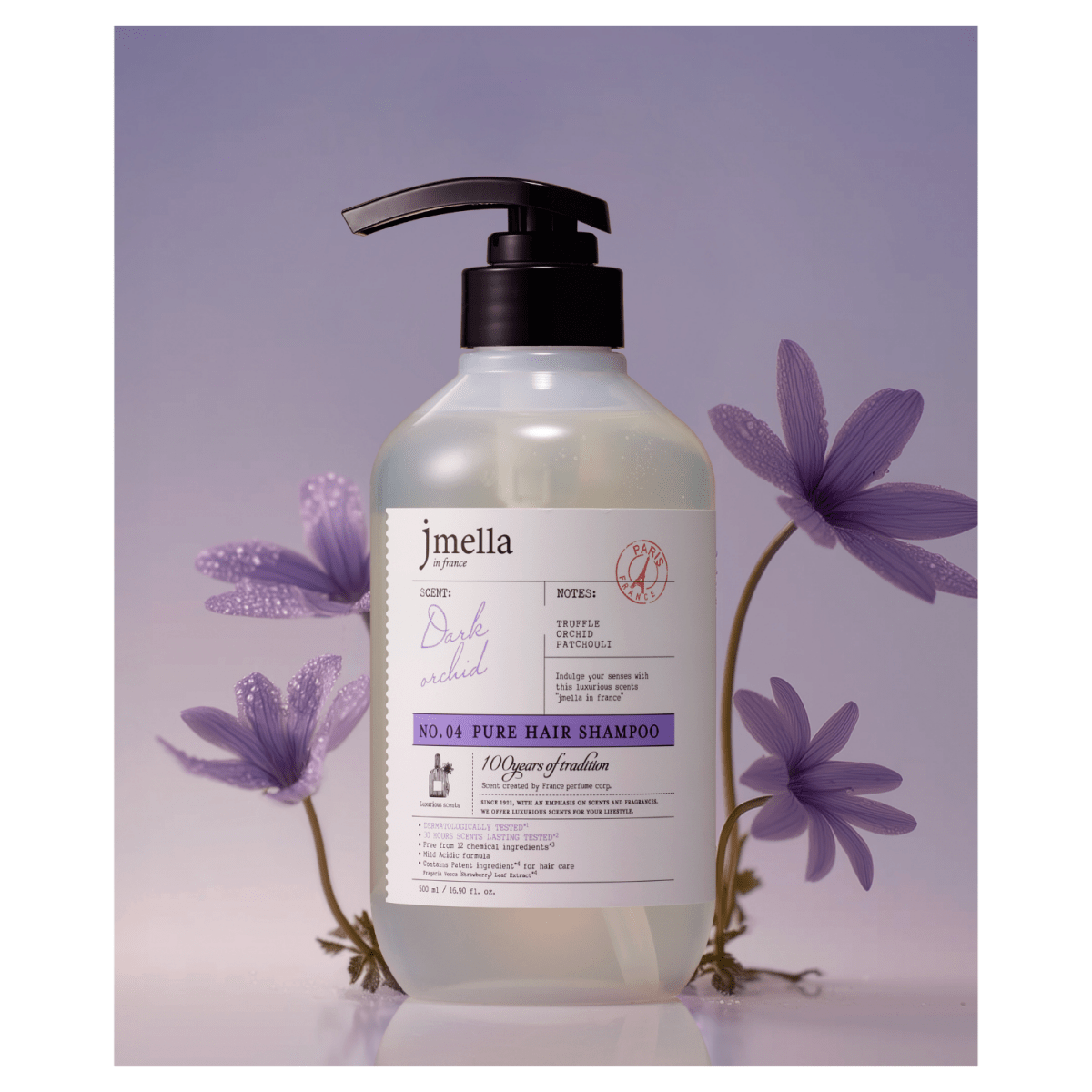 Jmella in France Pure Dark Orchid Hair Shampoo [500ml] | La Cosmetique