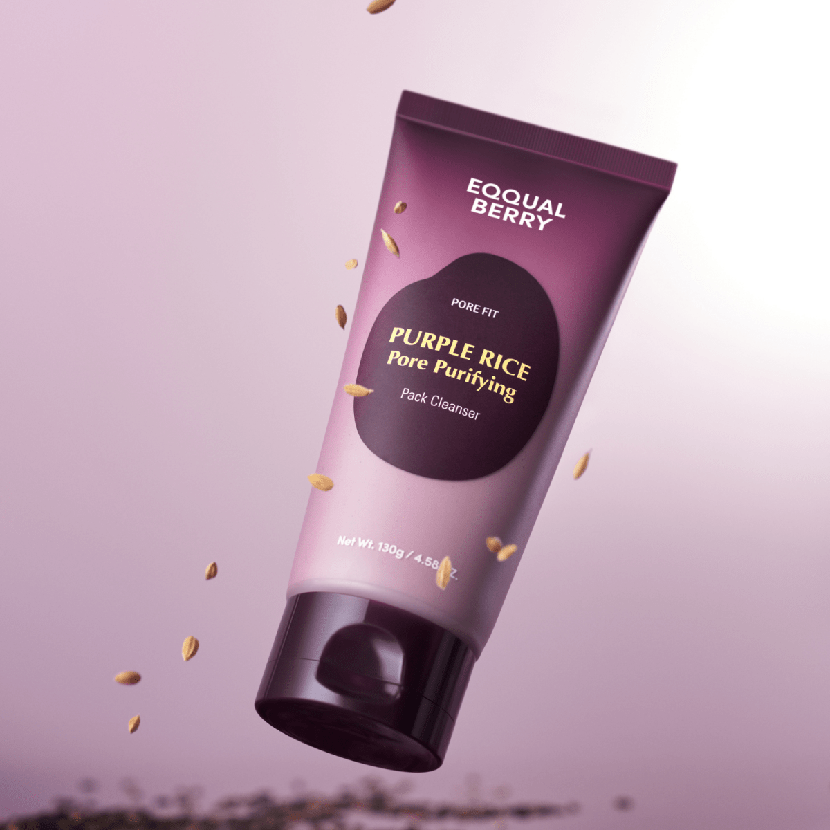 Eqqualberry Purple Rice Pore Purifying Pack Cleanser 130g | La Cosmetique