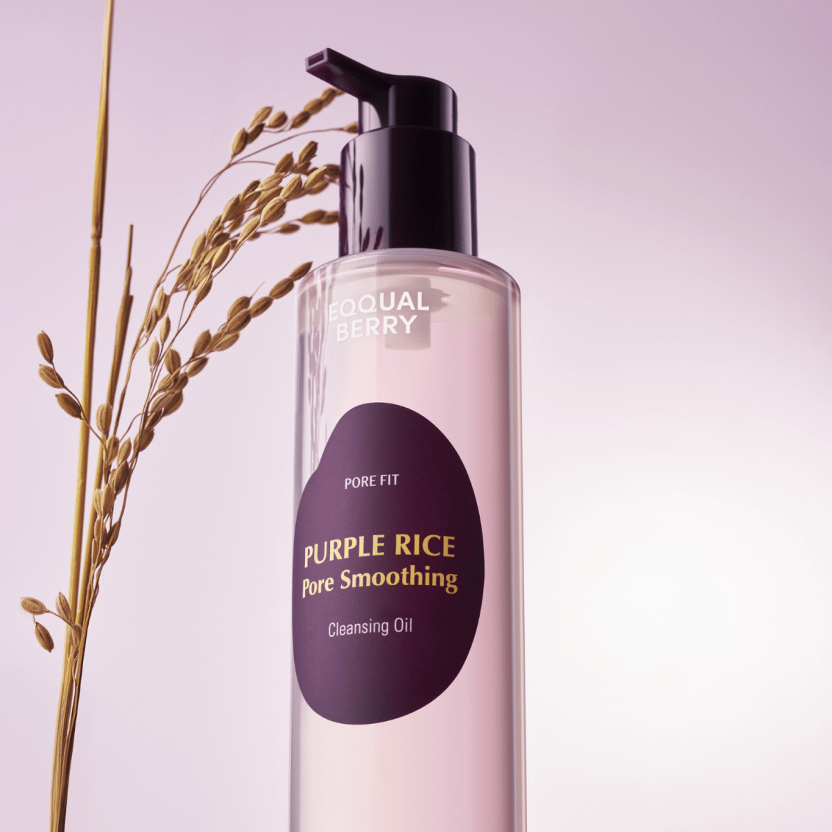 Eqqualberry Purple Rice Pore Smoothing Cleansing Oil 200ml | La Cosmetique