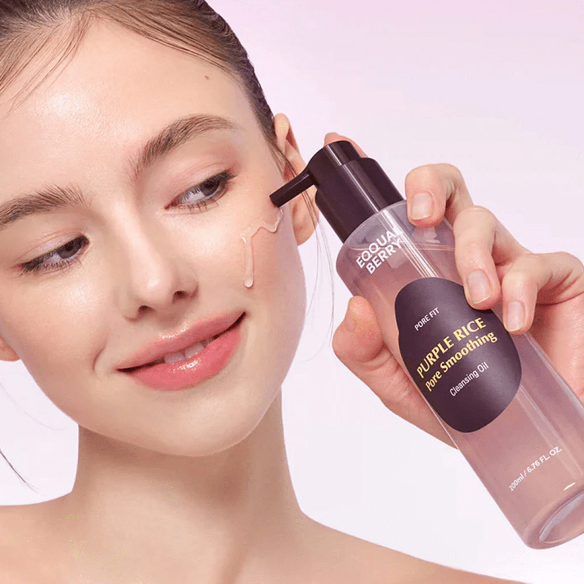 Eqqualberry Purple Rice Pore Smoothing Cleansing Oil 200ml | La Cosmetique