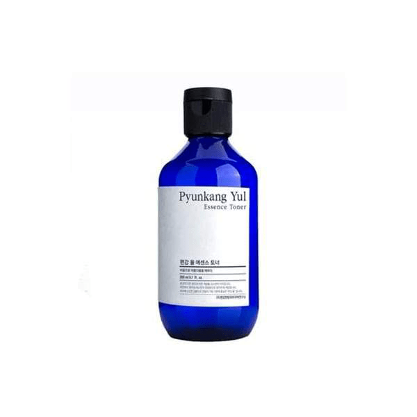 Pyunkang Yul Essence Toner 100ml bottle, clear liquid skincare toner for hydration and soothing effects.