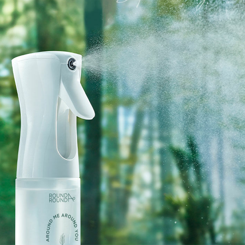 ROUND A’ROUND Cypress Clean Spray [Cypress Forest] Refill Set 160mL+300mL (2022) - Shop K-Beauty in Australia