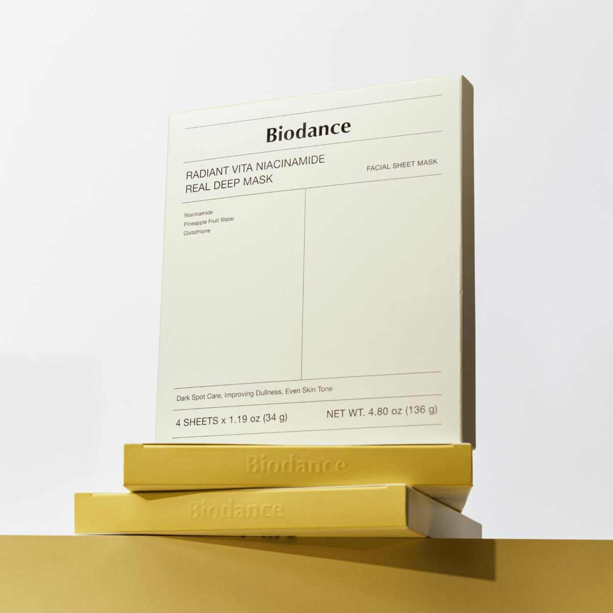 Biodance Radiant Vita Niacinamide Real Deep Mask Box [4pcs] | La Cosmetique