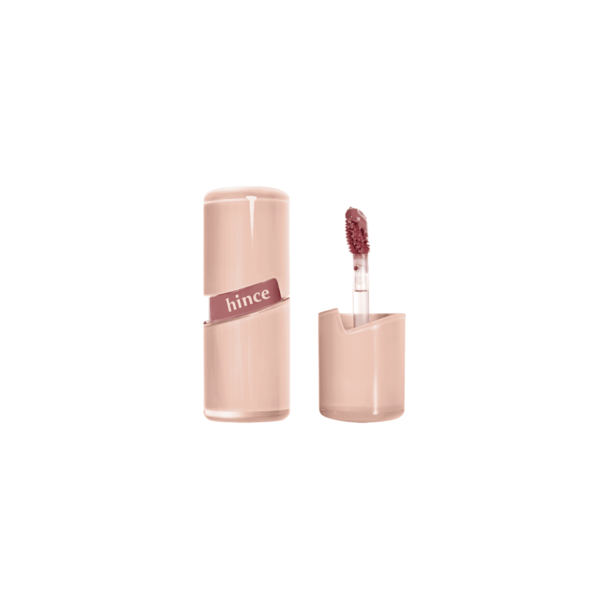 Hince Raw Glow Gel Tint lip tint in a sleek tube, showcasing the vibrant, glossy gel formula for natural-looking lip color.