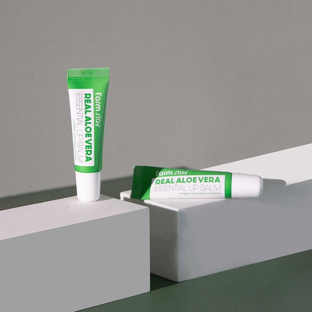 Farmstay Real Aloe Vera Essential Lip Balm 10ml | La Cosmetique