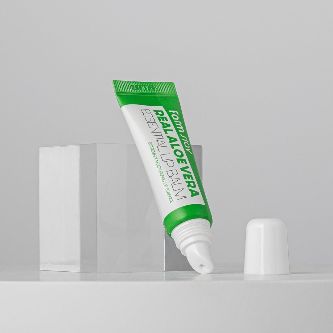 Farmstay Real Aloe Vera Essential Lip Balm 10ml | La Cosmetique