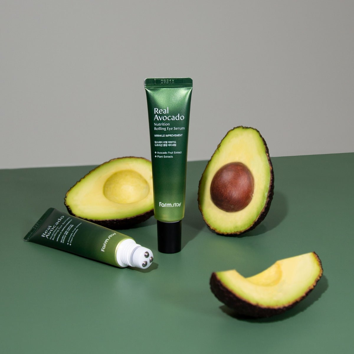 Farmstay Real Avocado Nutrition Rolling Eye Serum 23ml | La Cosmetique