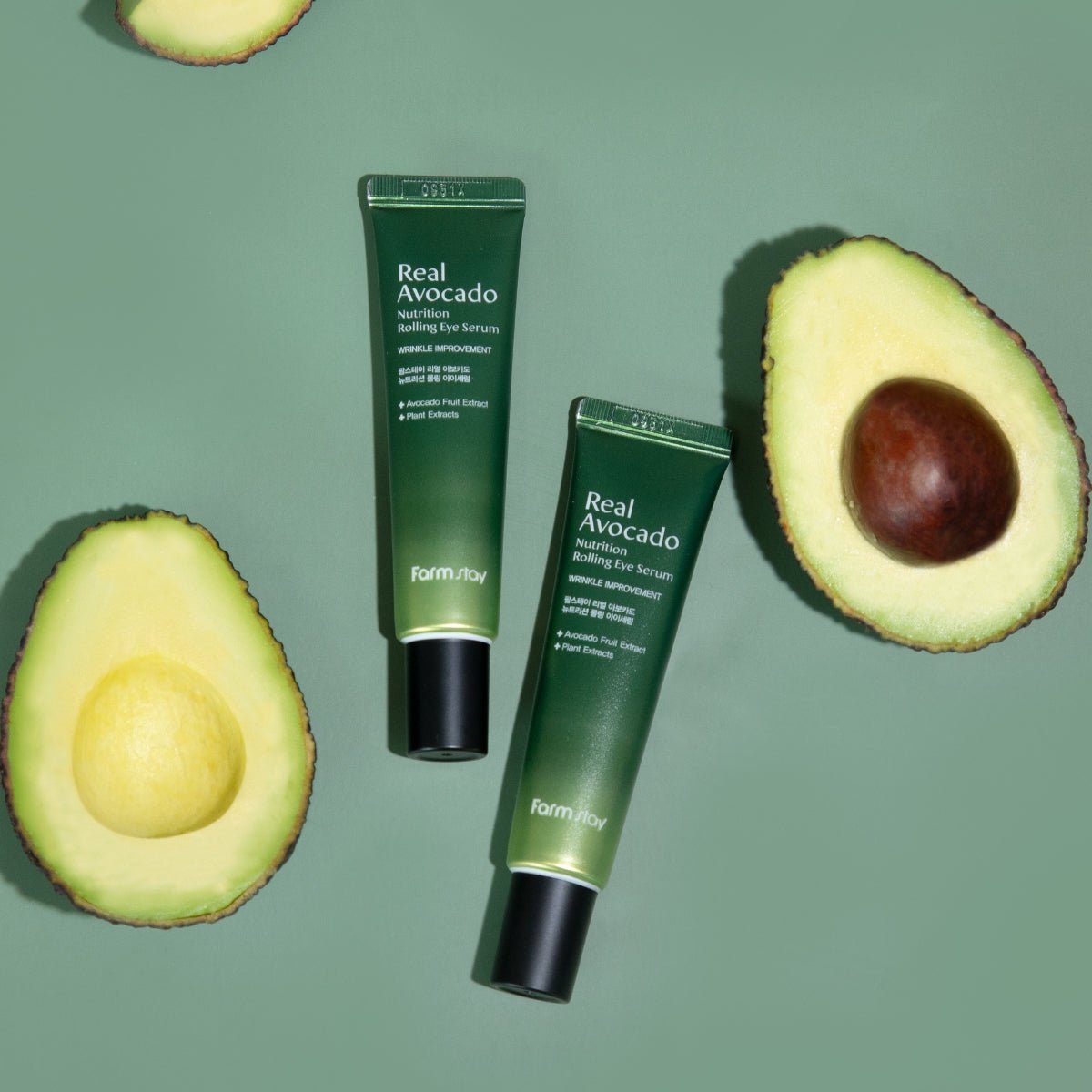 Farmstay Real Avocado Nutrition Rolling Eye Serum 23ml | La Cosmetique