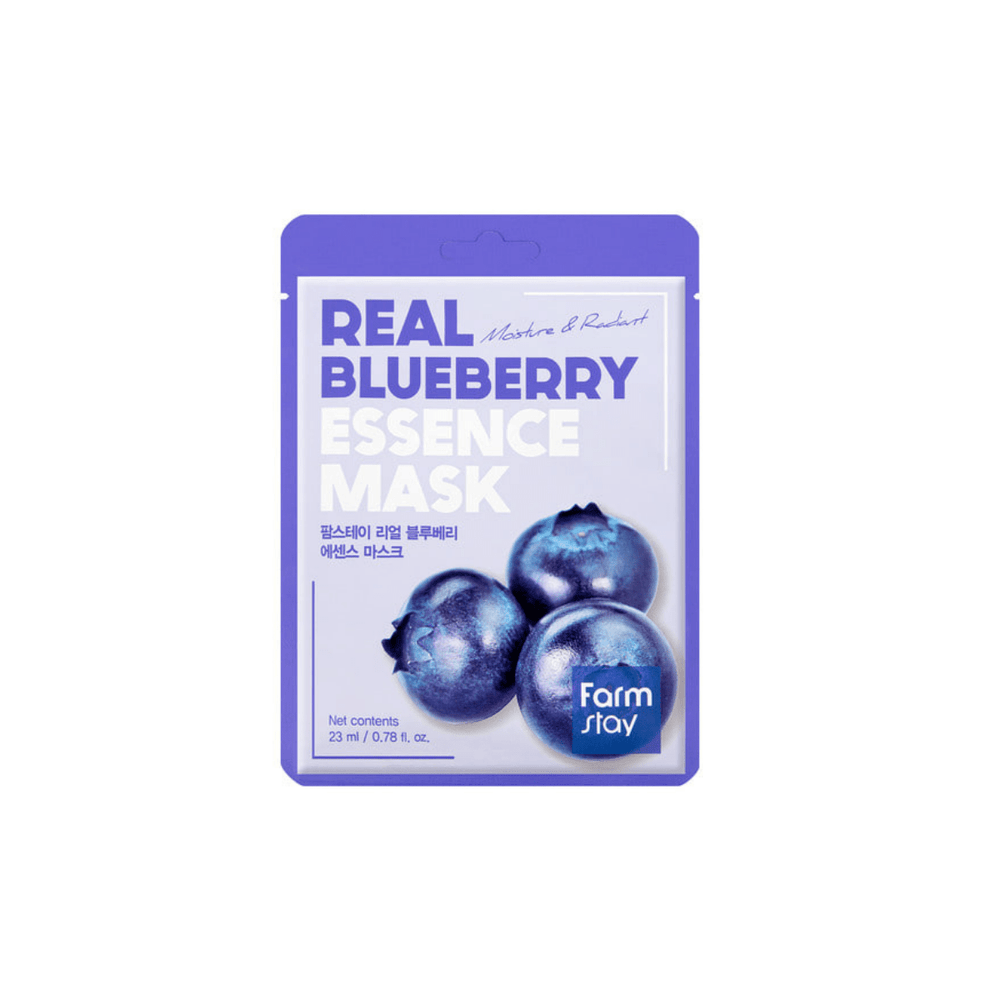 Real Blueberry Essence Mask 1pc