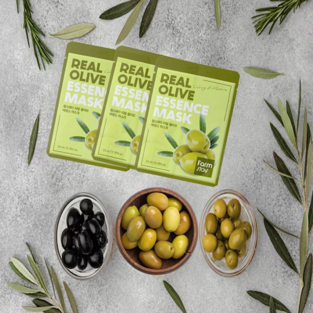 Farmstay Real Olive Essence Mask [1pc] | La Cosmetique