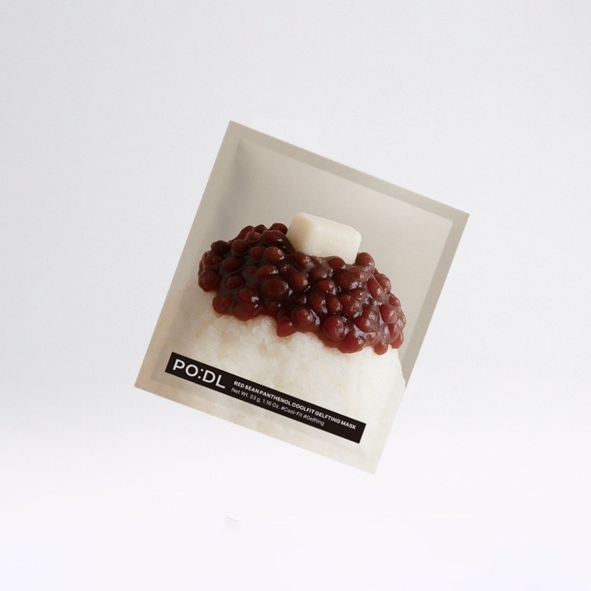 PO:DL Red Bean Panthenol Coolfit Gelfting Mask [1pc] | La Cosmetique