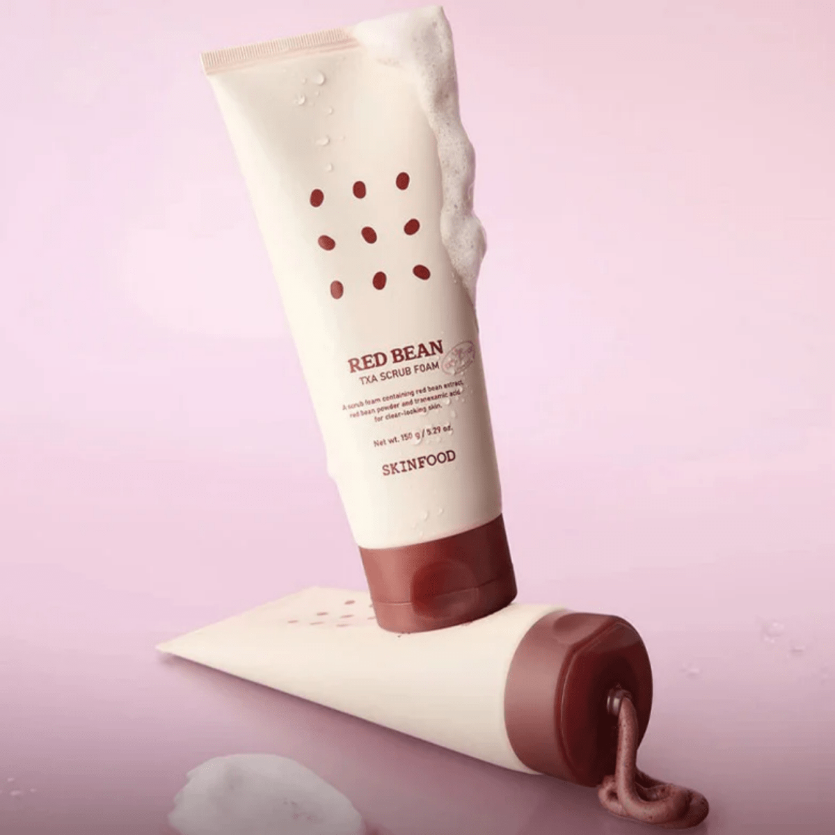 Skinfood Red Bean TXA Scrub Foam [150g] | La Cosmetique