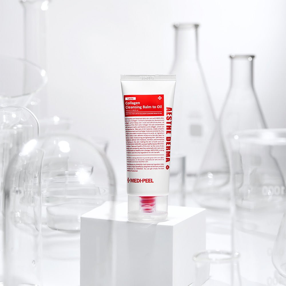 MEDIPEEL+ Red Lacto Collagen Cleansing Balm To Oil 100ml | La Cosmetique
