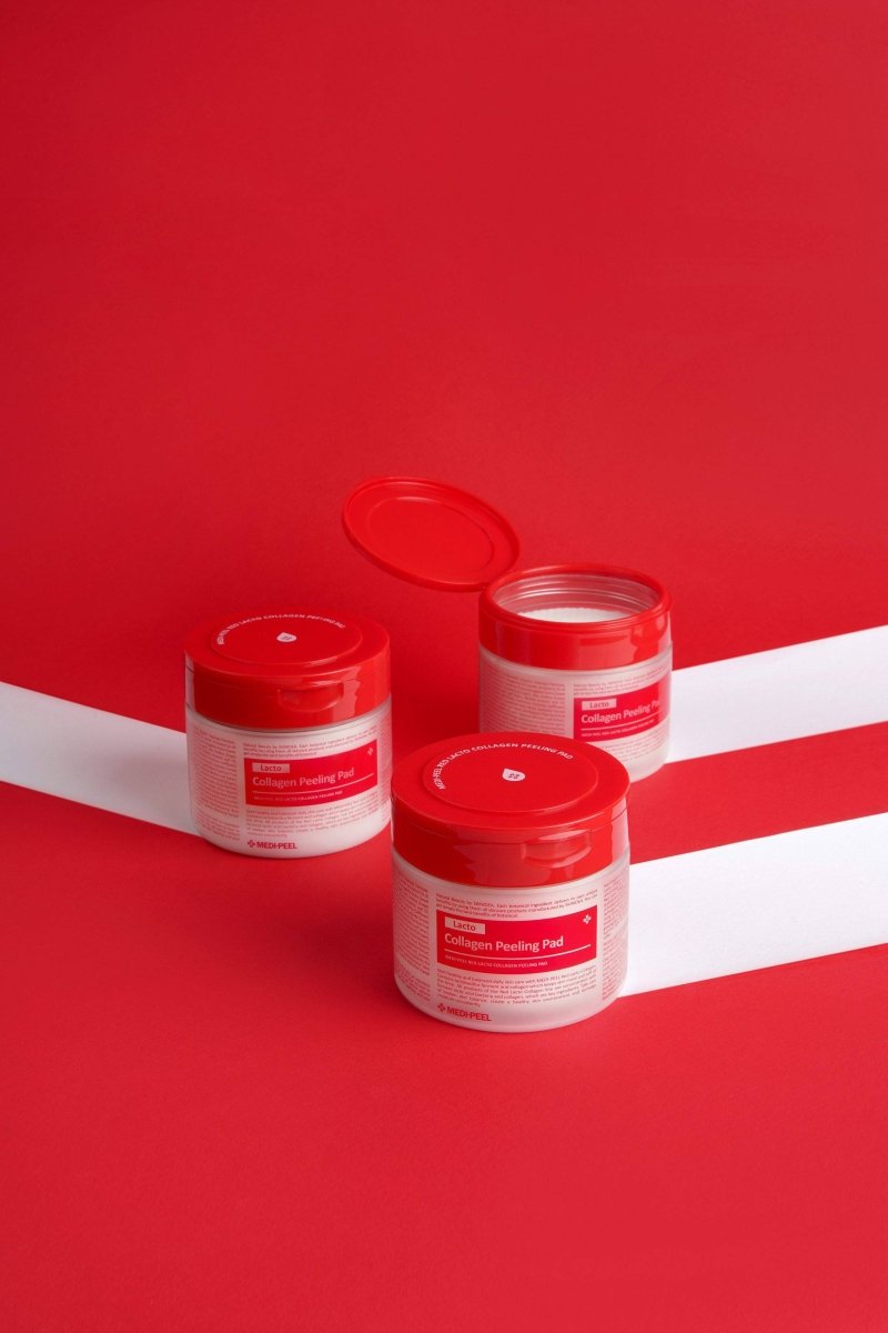 MEDIPEEL+ Red Lacto Collagen Peeling Pad 70pcs | La Cosmetique
