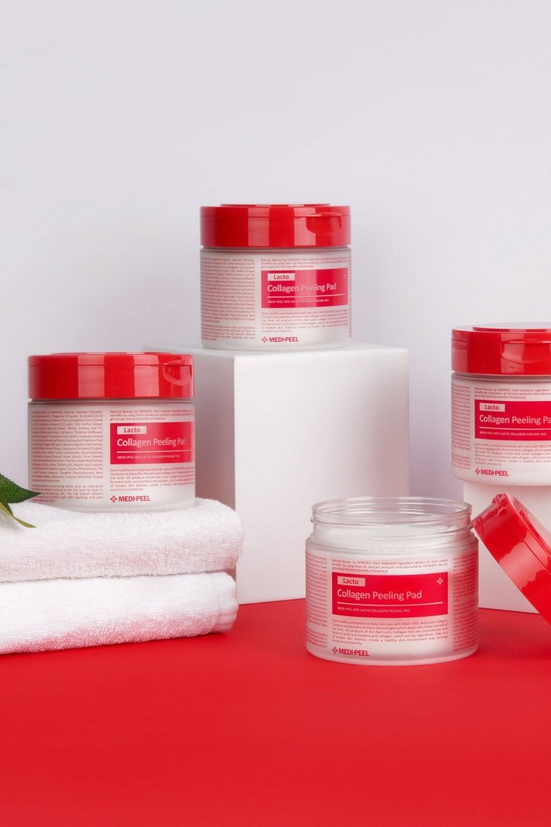 MEDIPEEL+ Red Lacto Collagen Peeling Pad 70pcs | La Cosmetique