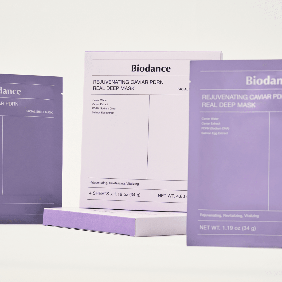 Biodance Rejuvenating Caviar PDRN Real Deep Mask Box [4pcs] | La Cosmetique