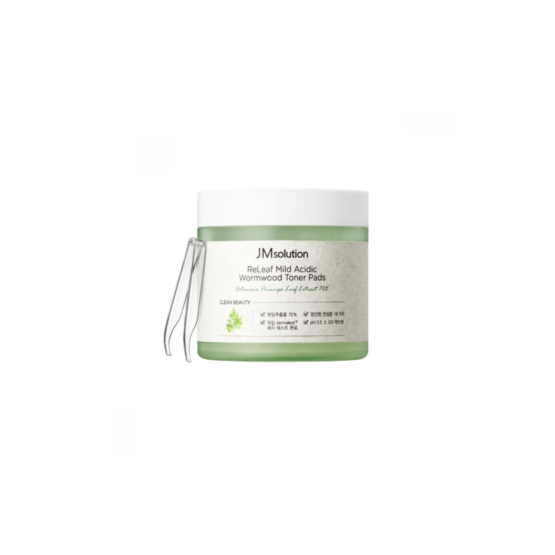 JMsolution ReLeaf Mild Acidic Wormwood Toner Pads [70 Pads] | La Cosmetique