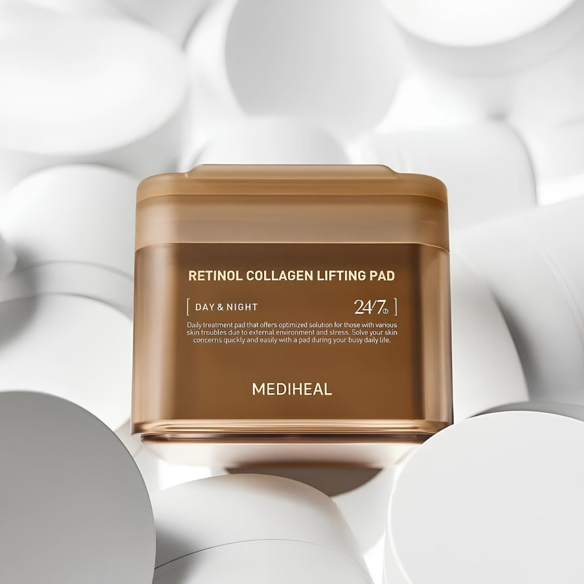 Mediheal Retinol Collagen Lifting Pad [100 Pads] | La Cosmetique