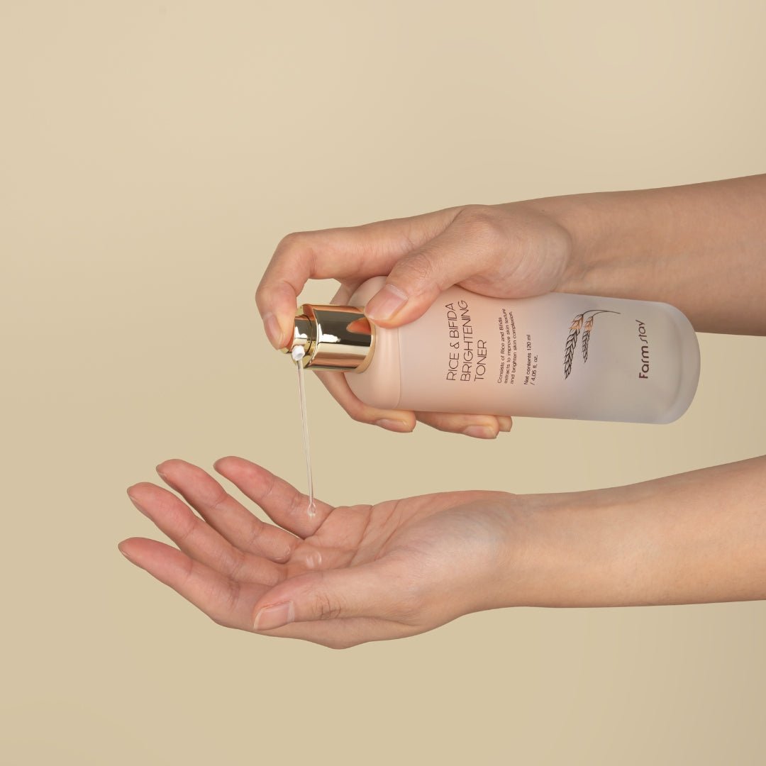 Farmstay Rice & Bifida Brightening Toner 120ml | La Cosmetique