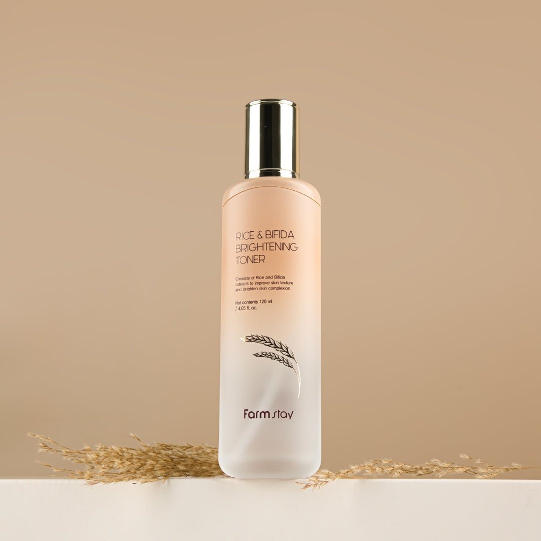 Farmstay Rice & Bifida Brightening Toner 120ml | La Cosmetique
