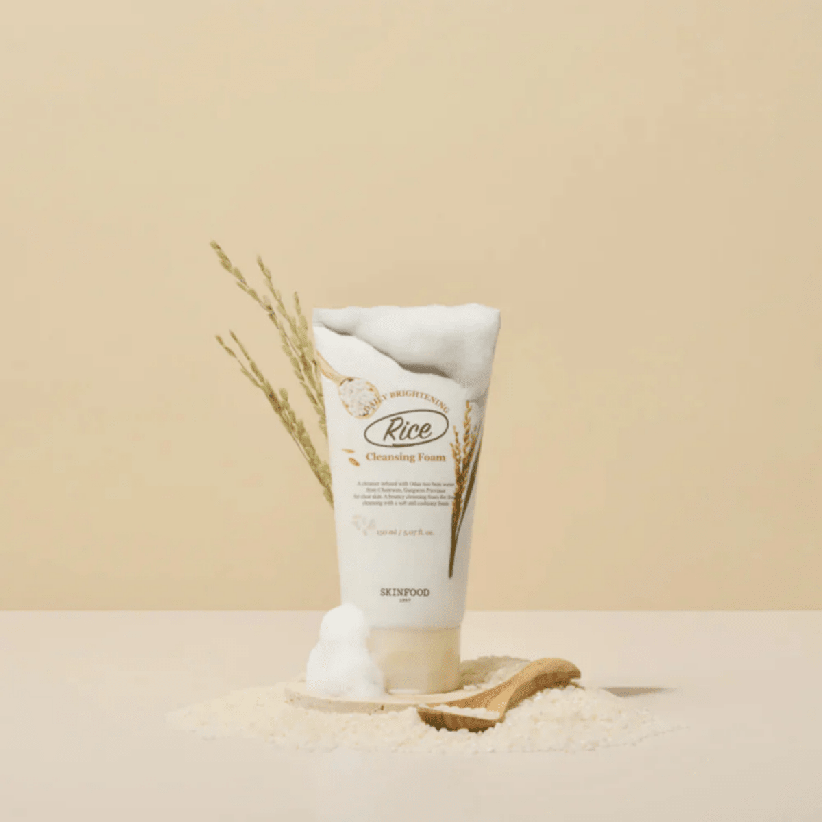 Skinfood Rice Daily Brightening Cleansing Foam [150ml] | La Cosmetique