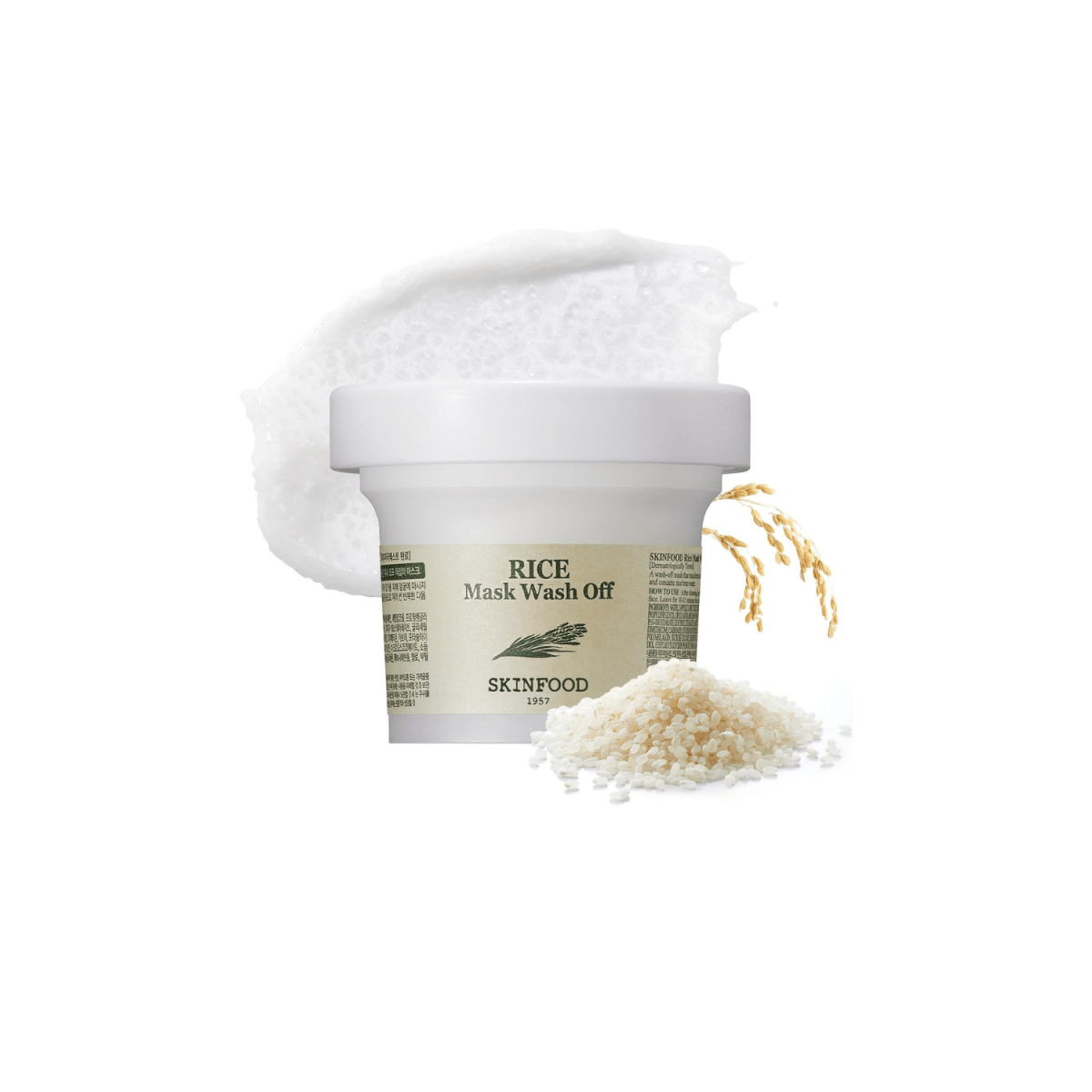 Skinfood Rice Mask Wash Off [120g] | La Cosmetique
