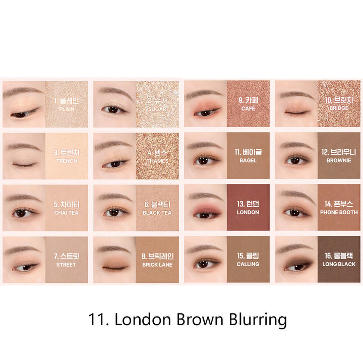 WAKEMAKE Soft Blurring Eye Palette (6 Colours Available) - Shop K-Beauty in Australia