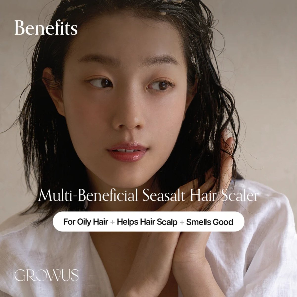 Growus Sea Salt Therapy Scalp Scaler 120g | La Cosmetique