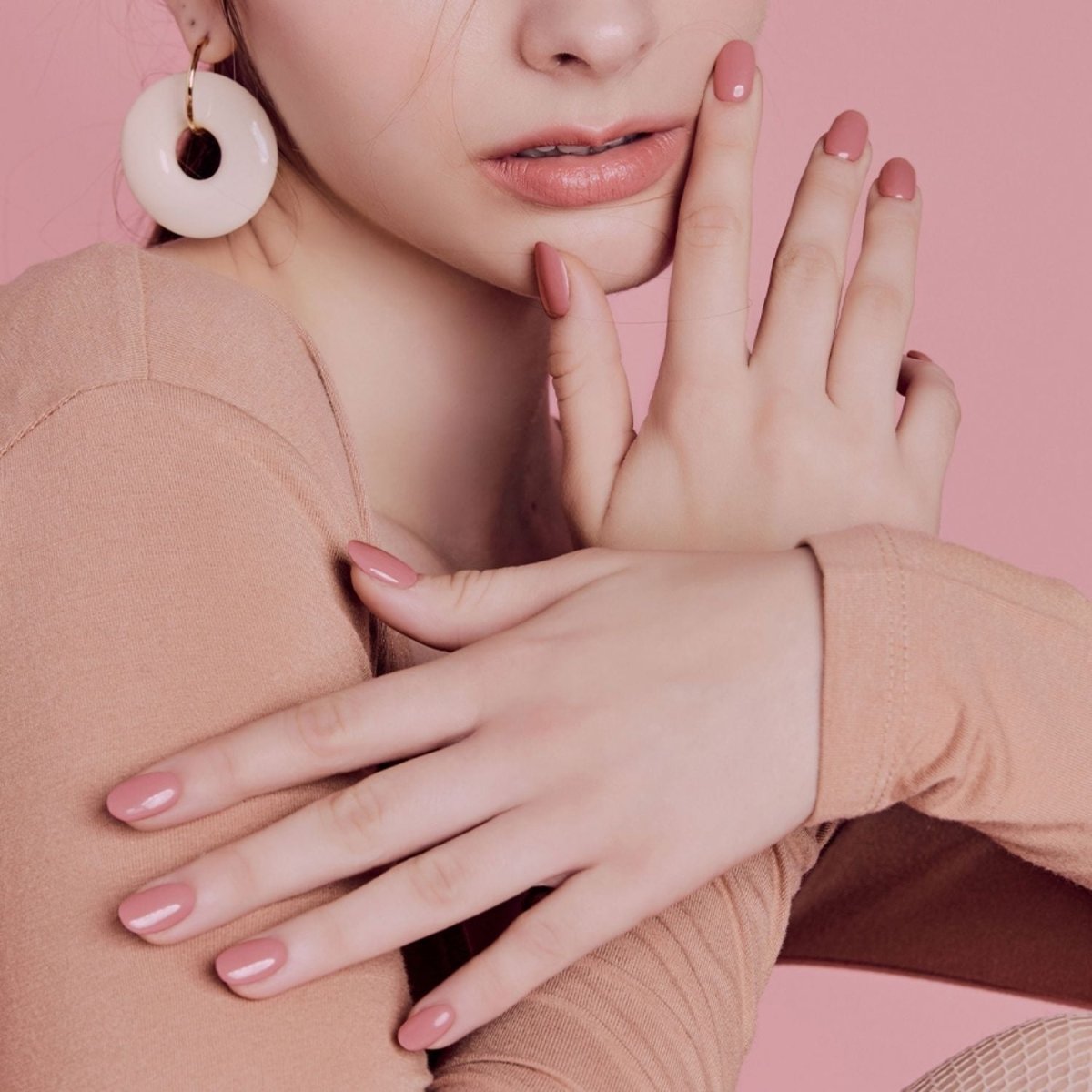 Ohora Semi - Cured Gel Nail - N Ash Pink | La Cosmetique