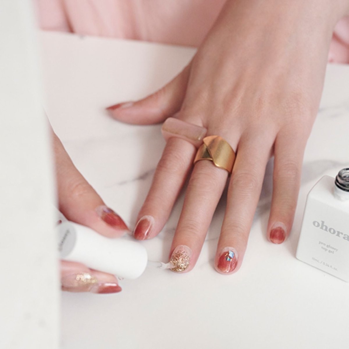 Ohora Semi - Cured Gel Nail - N Hatsu Koi | La Cosmetique