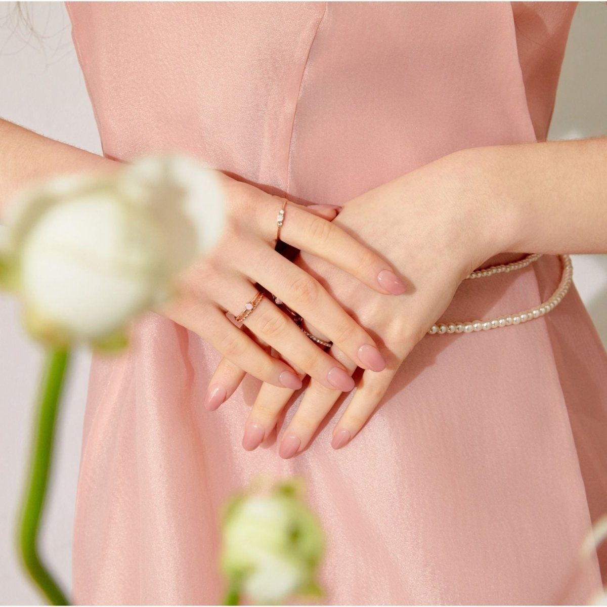 Ohora Semi - Cured Gel Nail - N Milk Rose | La Cosmetique