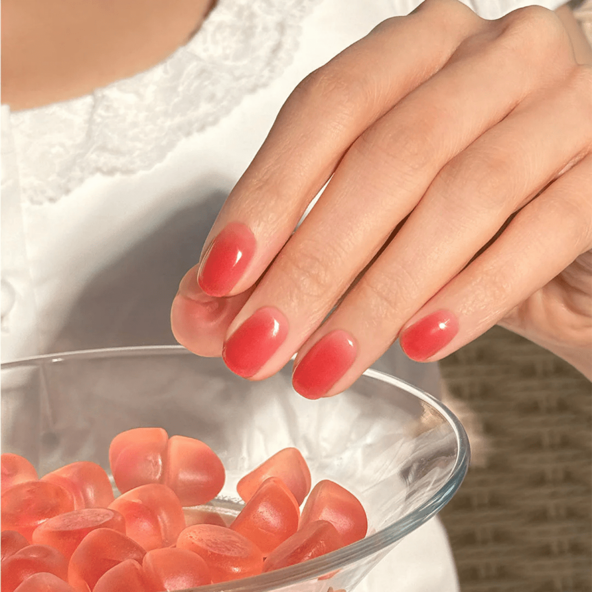 Ohora Semi - Cured Gel Nail - N Peach Jelly | La Cosmetique
