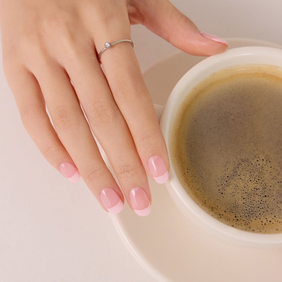 Ohora Semi-Cured Gel Nail - N Romantic French | La Cosmetique