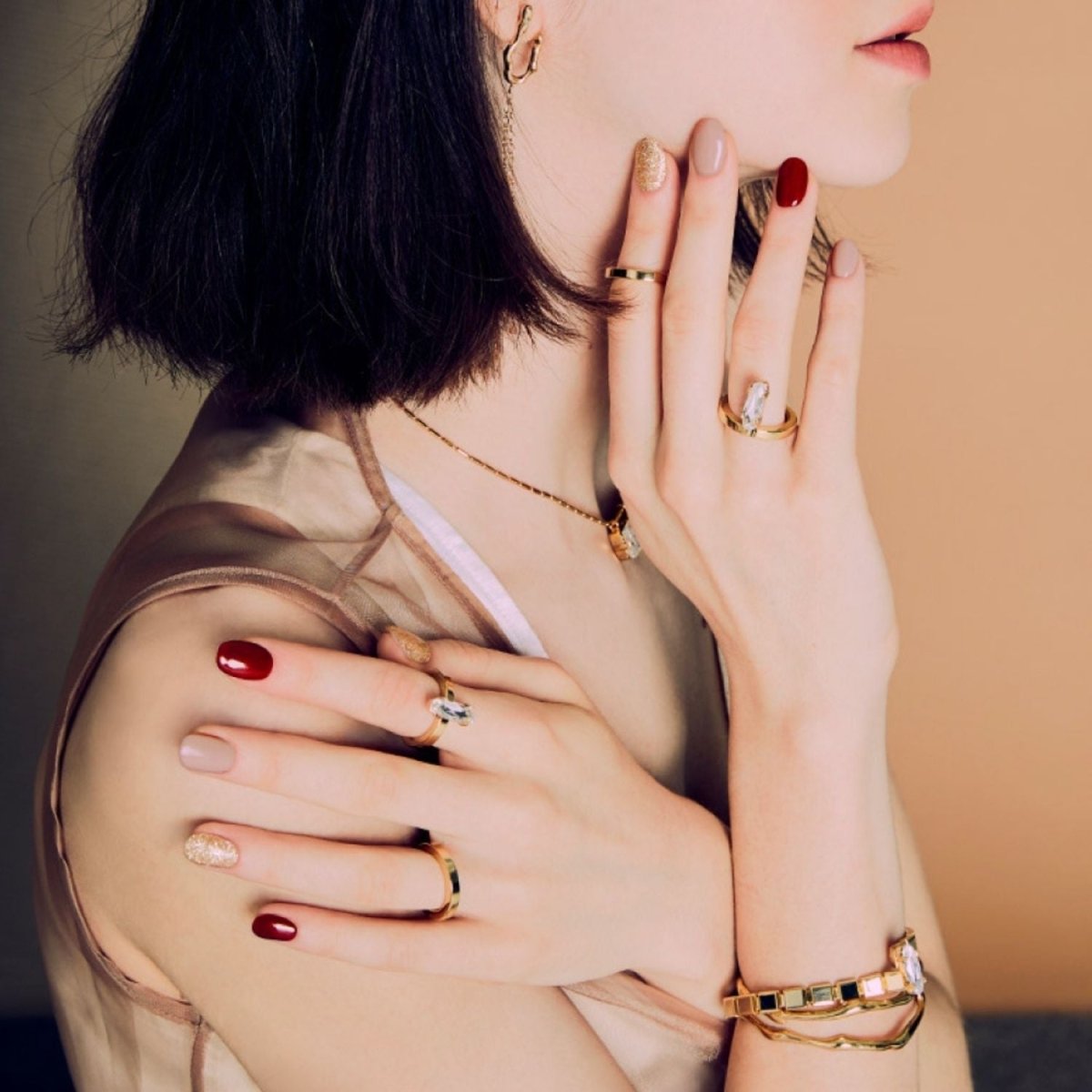 Ohora Semi-Cured Gel Nail - N Rosewood | La Cosmetique
